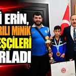 Isparta Valisi Abdullah Erin Şampiyon Güreşçileri Ağırladı