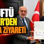 Karaman’a Atanan Müftü Biçer'den Vali Erin’e Veda Ziyareti