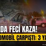 Şarkikaraağaç-Çarıksaraylar Yolunda Şiddetli Çarpışma! Araçlar Savruldu: Yaralılar Var