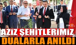 Isparta'da aziz şehitlerimiz kabirleri başında dualarla anıldı