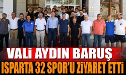 Vali Aydın Baruş Isparta 32 Spor Kampını Ziyaret etti