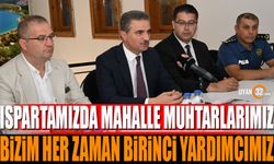 Isparta Valisi Aydın Baruş, Muhtarlarla Bir Araya Geldi