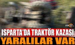 Isparta'da Korkunç Traktör Kazası: 3 Kişi Yaralandı