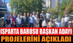 Isparta Barosu Başkan Adayı Av. Ali Burak Yıldız, Projelerini Açıkladı