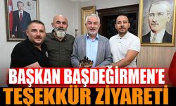 Başkan Başdeğirmen'e Teşekkür Ziyareti