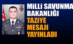 Ispartalı hemşerimiz Piyade Binbaşı Osman Ayan için Milli Savunma Bakanlığı taziye mesajı yayınladı