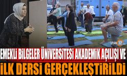 SDÜ “Emekli Bilgeler Üniversitesi” Akademik Açılışı ve İlk Dersi Gerçekleştirildi