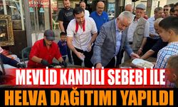 Mevlid Kandili Dolayısıyla Helva İkramı Gerçekleşti