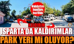 Isparta'da Kaldırımlar Araç Park Yeri Mi Oluyor?