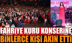 Fahriye Kuru konserine binlerce kişi akın etti