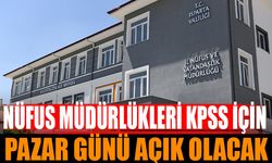 Isparta'da Nüfus Müdürlükleri KPSS İçin Pazar Günü Açık Kalacak