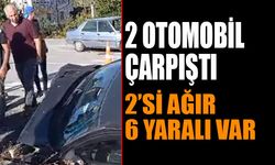 Isparta’da İki Otomobil Çarpıştı: 2’si Ağır 6 Yaralı