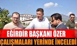 Başkan Özer , Çalışmaları Yerinde İnceledi