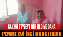 Sakine teyzeye yeni yatak hediye edildi