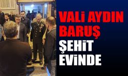 Isparta Valisi Aydın Baruş Şehit Uzman Çavuş Onur Çapan'ın ailesine taziye ziyaretinde bulundu