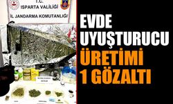 Evde Uyuşturucu Üretimi: 1 Gözaltı