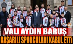 Isparta Valisi Aydın Baruş Başarılı Sporcuları Kabul Etti