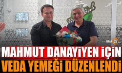 Mahmut Danayiyen için veda yemeği düzenlendi