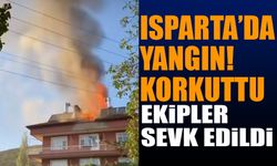 Isparta'da Çatı Yangını Korkuttu!