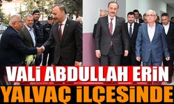 Isparta Valisi Abdullah Erin Yalvaç'ta