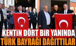 ITSO Kentin Dört Bir Yanında Türk Bayrağı Dağıttı