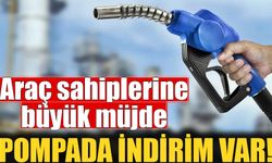 Motorin ve benzine indirim uygulandı!