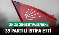 Denizli CHP'de İstifa Depremi: 39 Partili İstifa Etti