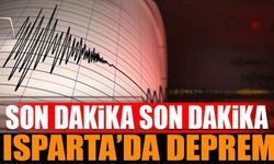 Isparta'da Deprem Meydana Geldi Son Dakika