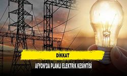 OEDAŞ Afyon Planlı Elektrik Kesintileri