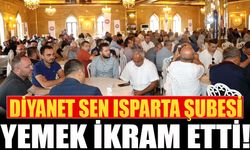 Diyanet Sen Isparta Şubesi Camiler ve Din Görevlileri Haftasında Yemek İkram etti