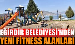 Eğirdir Belediyesi’nden 5 Yeni Açık Hava Fitness Alanı