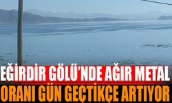 Eğirdir Gölü'nde Ağır Metal Oranı Yükseliyor