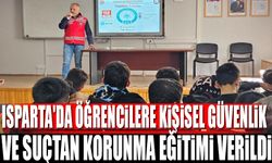 Isparta’da Öğrencilere Kişisel Güvenlik ve Suçtan Korunma Eğitimi Verildi