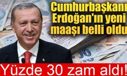 Cumhurbaşkanı Erdoğan'ın maaşına yüzde 30 zam!