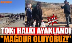 TOKİ Halkı Ayaklandı "Mağdur Oluyoruz" Olay Yerine Ekipler Sevk Edildi