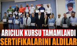 Isparta'da arıcılık kursu tamamlandı