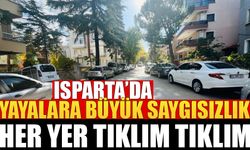 Isparta'da yayalara büyük saygısızlık!