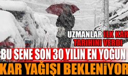 Son 30 Yılın En Yoğun Kar Yağışı Bekleniyor