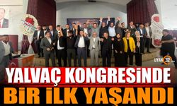 Yalvaç kongresinde bir ilk yaşandı