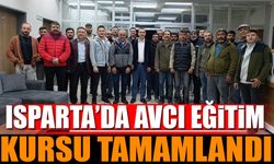 Isparta'da Avcı Eğitim Kursu Tamamlandı