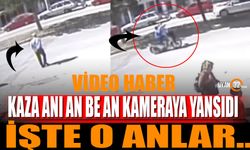 Isparta'da Kaza Anı Güvenlik Kamerasına An Be An Yansıdı (Video Haber)