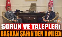 Sorun ve talepleri Başkan Şahin’den dinledi