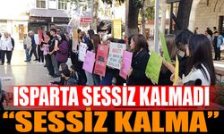 Isparta Kadına Yönelik Şiddete Sessiz Kalmadı