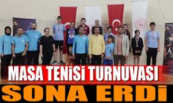 Isparta'da Masa Tenisi Gençler İl Turnuvası sona erdi