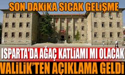 Isparta’da Ağaç Katliamı Mı Olacak? Valilik Açıklık Getirdi