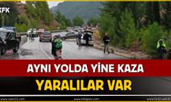 Aynı Yolda Yine Kaza: Yaralılar Var