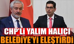 Yalım Halıcı Belediye'yi Eleştirdi