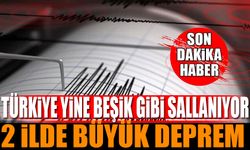 Türkiye yine beşik gibi sallanıyor 2 ilde büyük deprem 15 Kasım 2024