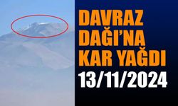 Davraz'a Yılın İlk Karı Düştü