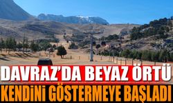 Davraz'da Beyaz Örtü Kendini Göstermeye Başladı